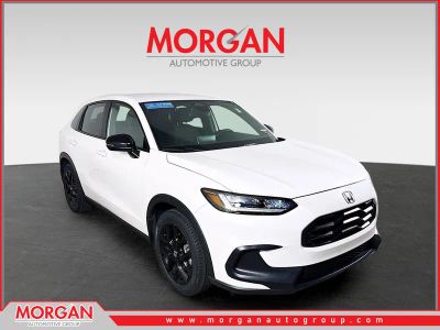 2024 Honda HR-V Sport in White — front three-quarter view