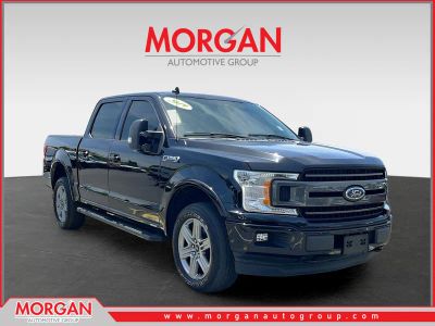 2019 Ford F-150 XLT in Black — front three-quarter view