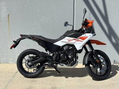 2026 KTM 390 Adventure X — front three-quarter view