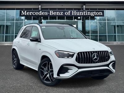 2026 Mercedes-Benz GLE 53 AMG in Polar White — front three-quarter view