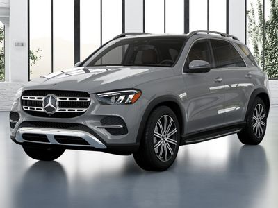 2026 Mercedes-Benz GLE 350 in MANUFAKTUR Alpine Grey — front three-quarter view