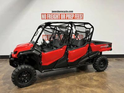 2023 Honda® Pioneer 1000-6 Deluxe Crew — front three-quarter view