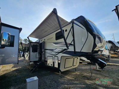 2022 Keystone RV Montana High Country — front three-quarter view