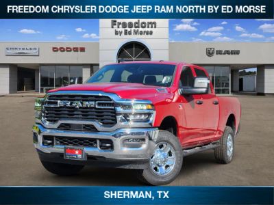 2025 RAM 2500 Tradesman in Molten Red Pearlcoat — front three-quarter view