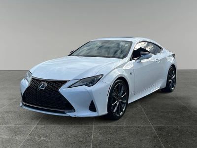 2019 Lexus RC — rear three-quarter view