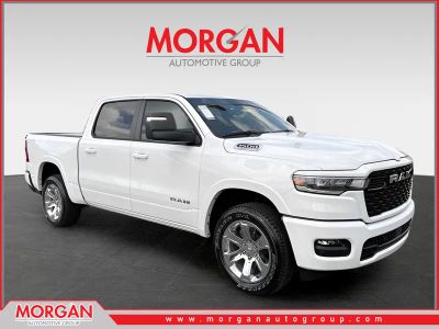 2026 Ram 1500 Big Horn/Lone Star in White — front three-quarter view
