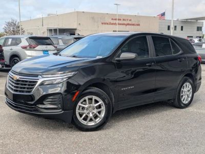 2022 Chevrolet Equinox LS in Black — front three-quarter view