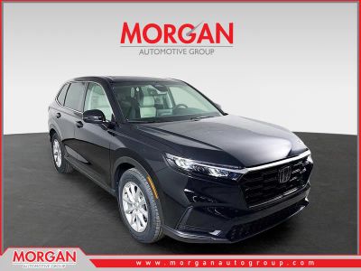 2026 Honda CR-V EX in Crystal Black Pearl — front three-quarter view