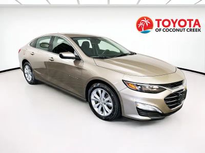 2024 Chevrolet Malibu LT in Mineral Gray Metallic — front three-quarter view