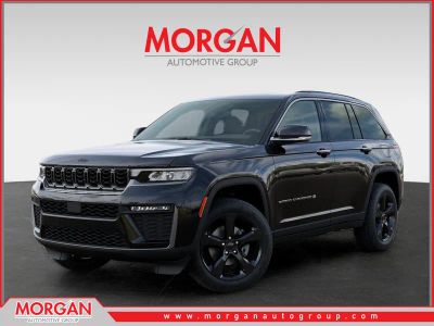 2026 Jeep Grand Cherokee Limited in Black — front three-quarter view