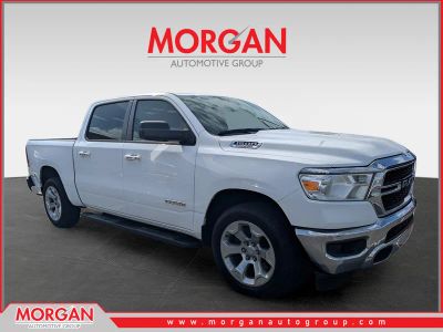 2020 Ram 1500 Big Horn/Lone Star in White — front three-quarter view