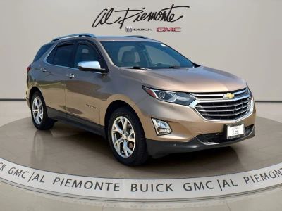 2018 Chevrolet Equinox Premier in Sandy Ridge Metallic — front three-quarter view