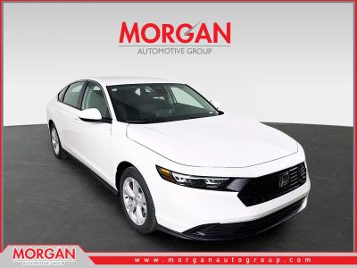 2026 Honda Accord Sedan LX in Platinum White Pearl — front three-quarter view
