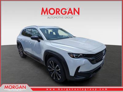 2026 Mazda CX-50 2.5 S Premium in Wind Chill Pearl — front three-quarter view