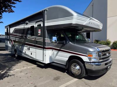 2027 Entegra ODYSSEY — front three-quarter view
