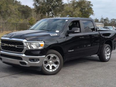 2022 Ram 1500 Big Horn/Lone Star in Black — front three-quarter view