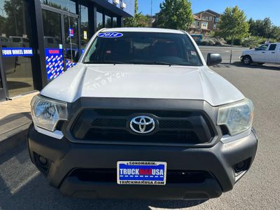2014 Toyota Tacoma — rear three-quarter view
