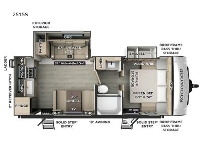 2027 Forest River RV Rockwood Mini Lite — side profile view