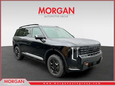 2027 Kia Telluride X-Pro SX-Prestige in Black — front three-quarter view