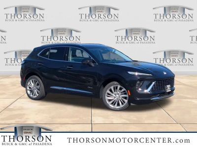 2026 Buick Envision Avenir in Ebony Twilight Metallic — front three-quarter view