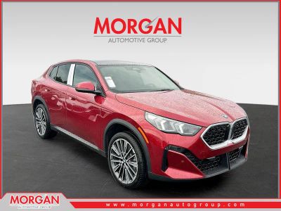 2026 BMW X2 xDrive28i in Red — front three-quarter view
