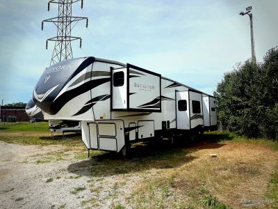 2021 Heartland Bighorn Traveler — rear three-quarter view