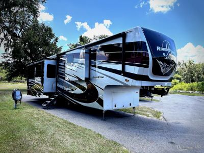 2022 Forest River RiverStone — front three-quarter view