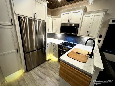 2022 Forest River RiverStone — engine compartment view