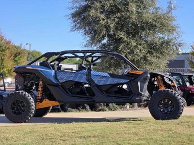 2026 Can-Am Maverick X3 MAX RS Turbo Scandi Blue & Orange Crush — photo 8 view