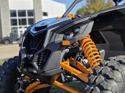 2026 Can-Am Maverick X3 MAX RS Turbo Scandi Blue & Orange Crush — photo 10 view