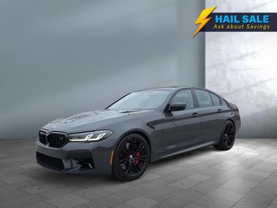 2021 BMW M5 — front three-quarter view