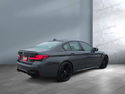 2021 BMW M5 — engine compartment view