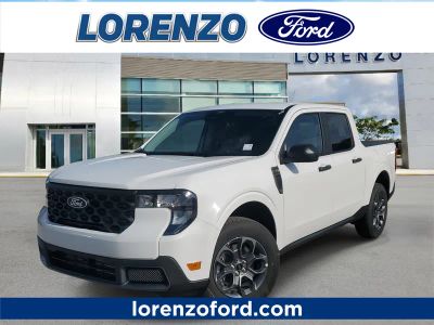 2026 Ford Maverick XLT in Oxford White — front three-quarter view
