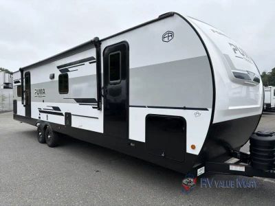 2027 Forest River RV Puma Tracks — front three-quarter view
