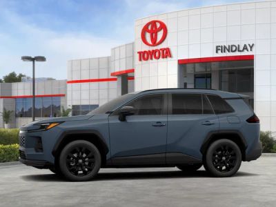 2026 Toyota RAV4 — rear three-quarter view