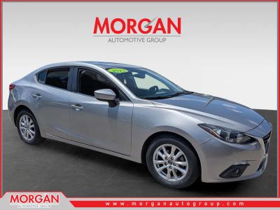 2015 Mazda Mazda3 3 i Touring in Liquid Silver Metallic — front three-quarter view