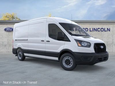 2026 Ford Transit Commercial Cargo Van in Oxford White — front three-quarter view