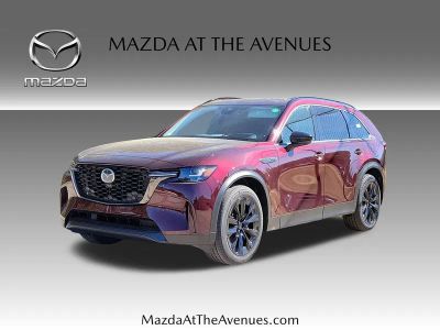 2026 Mazda CX-90 3.3 Turbo Premium in Red — front three-quarter view