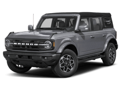 2026 Ford Bronco Outer Banks in Beige — front three-quarter view