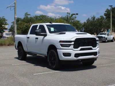 2026 RAM 2500 Black Express in Bright White Clear-Coat Exterior Paint — front three-quarter view