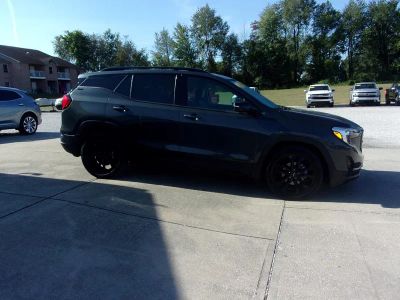 2021 GMC Terrain — rear three-quarter view