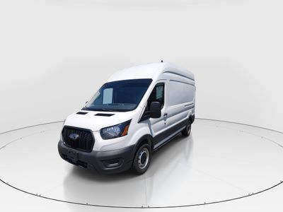 2021 Ford Transit Cargo Van — rear three-quarter view