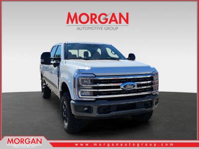 2026 Ford F-350SD King Ranch in White — front three-quarter view