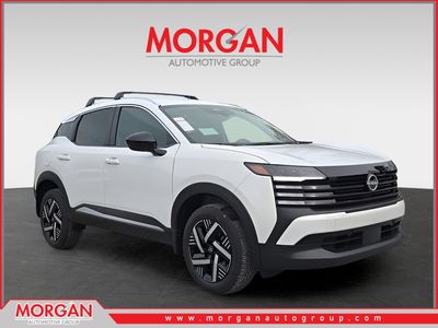 2026 Nissan Kicks SV in White — front three-quarter view
