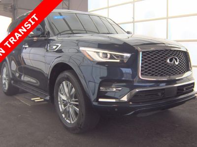 2021 INFINITI QX80 — rear three-quarter view