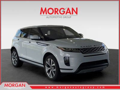 2020 Land Rover Range Rover Evoque S in White — front three-quarter view