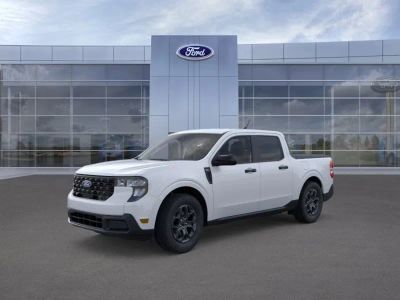 2026 Ford Maverick in Oxford White — front three-quarter view