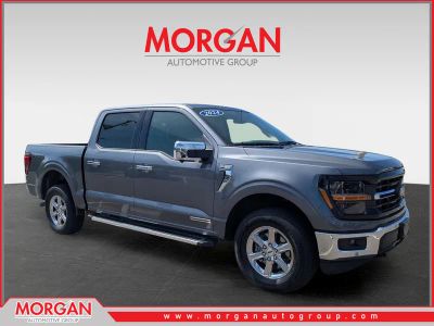 2024 Ford F-150 XLT in Carbonized Gray Metallic — front three-quarter view