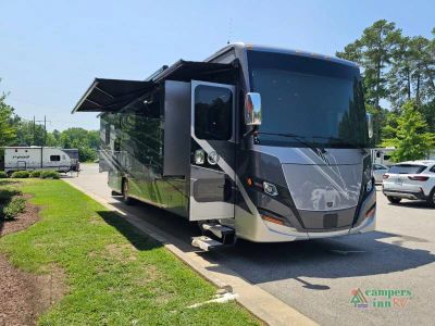 2027 Tiffin Motorhomes Allegro RED — front three-quarter view