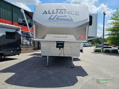 2027 Alliance RV Avenue — engine compartment view